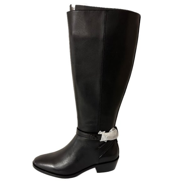 NIB COACH CAROLINE SEMI-MATTE RIDING BOOTS - Picture 2 of 10